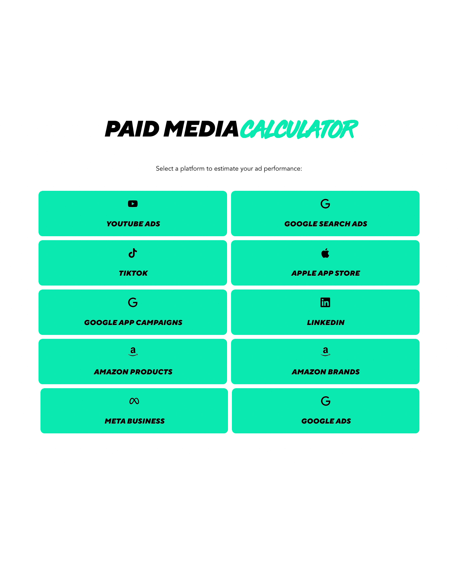 Rocket Calculator - Brand - paid media