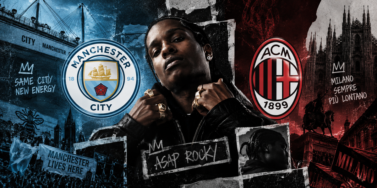 A$AP Rocky Didn't Join Man City and AC Milan's World - He Made Them Join His