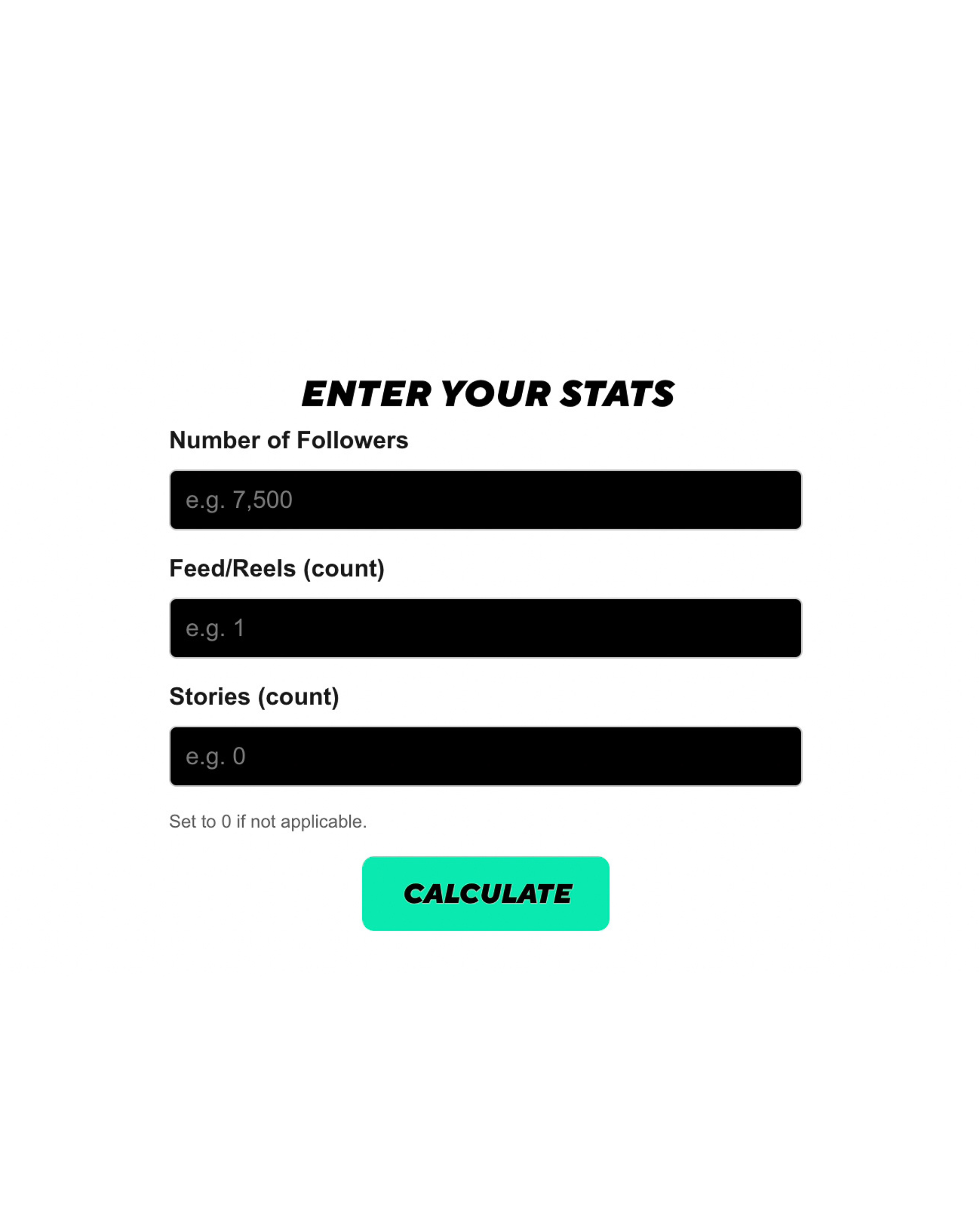 Rocket Calculator - Athlete