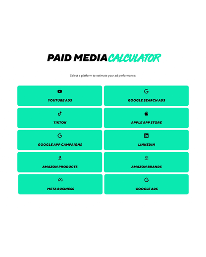 Rocket Calculator - Brand - paid media