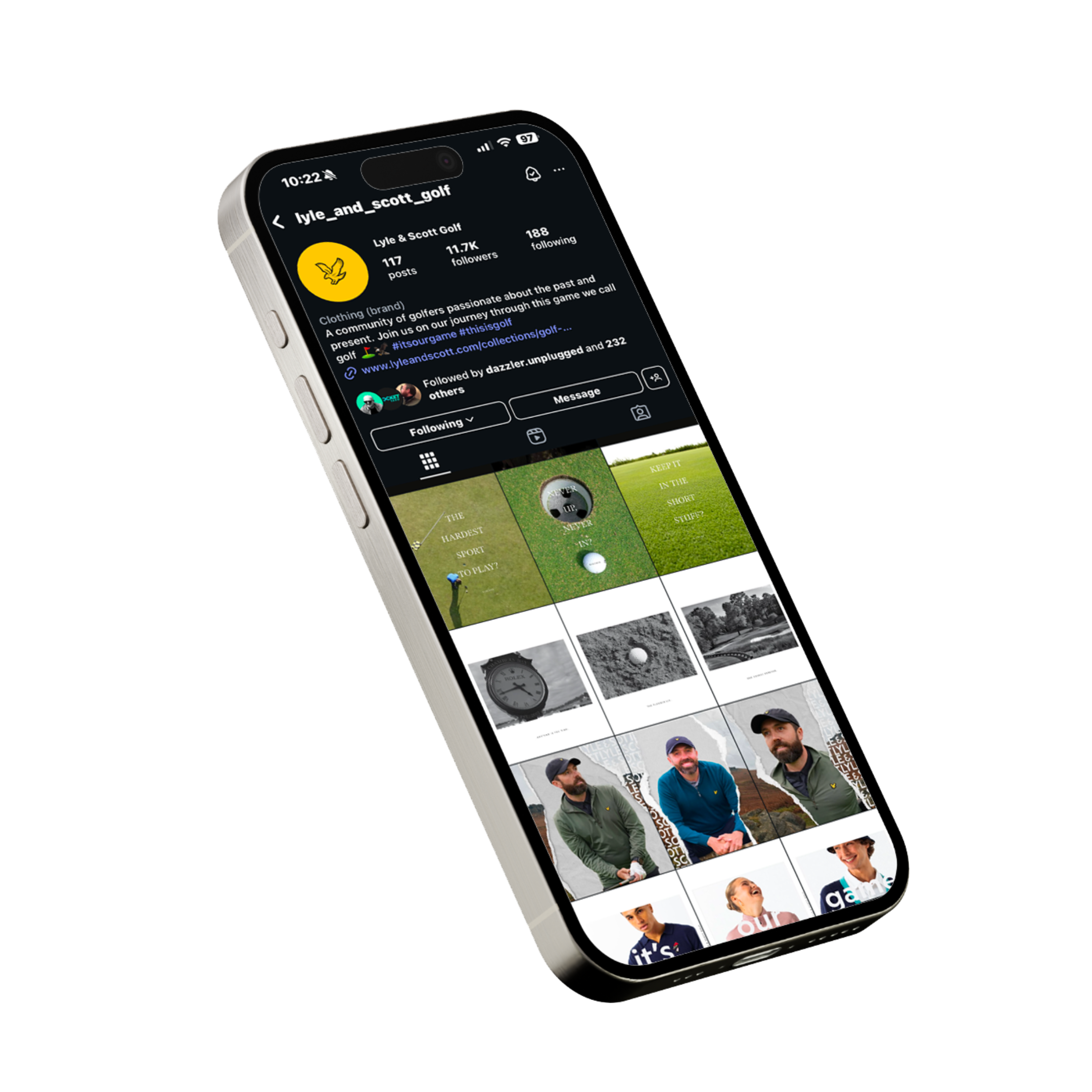 Rocket Yard Client example - Lyle & Scott